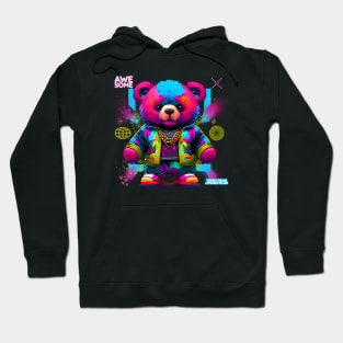 awesome baby punk bear (teddy bear lovers club) Hoodie